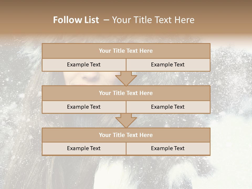 Portrait Sexy Purity PowerPoint Template