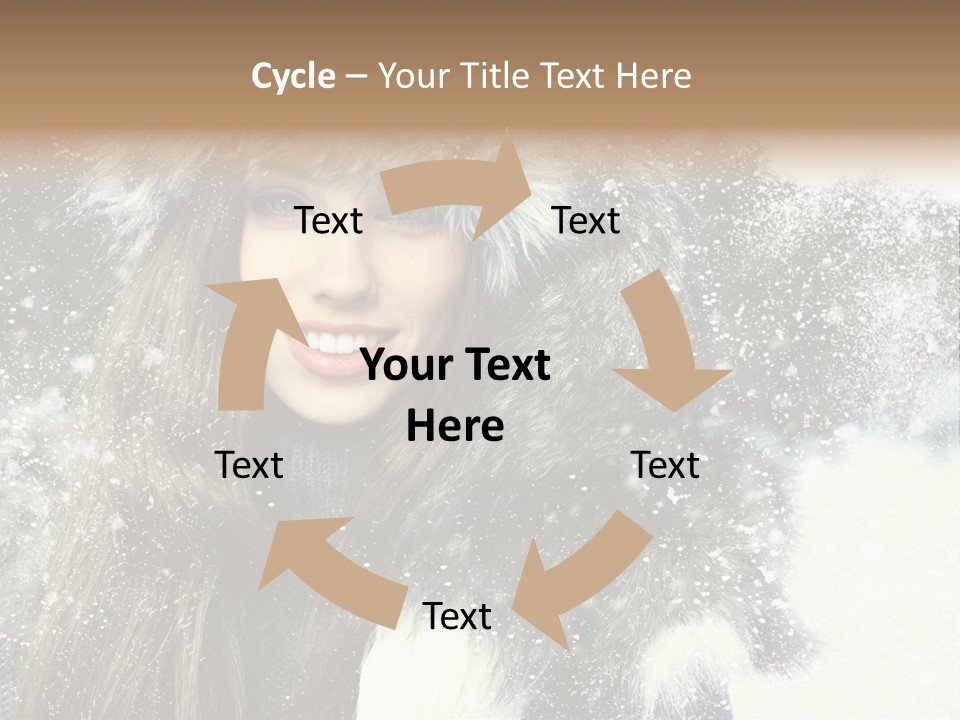 Portrait Sexy Purity PowerPoint Template