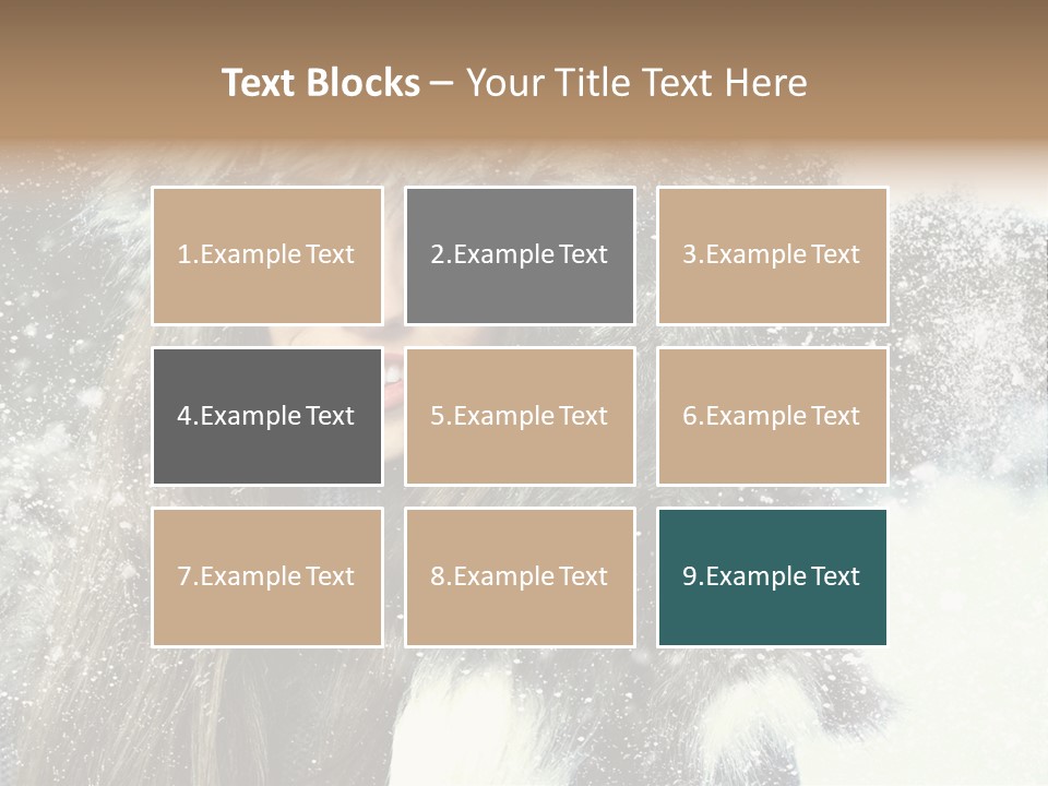 Portrait Sexy Purity PowerPoint Template