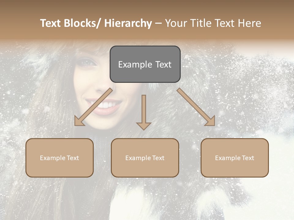 Portrait Sexy Purity PowerPoint Template