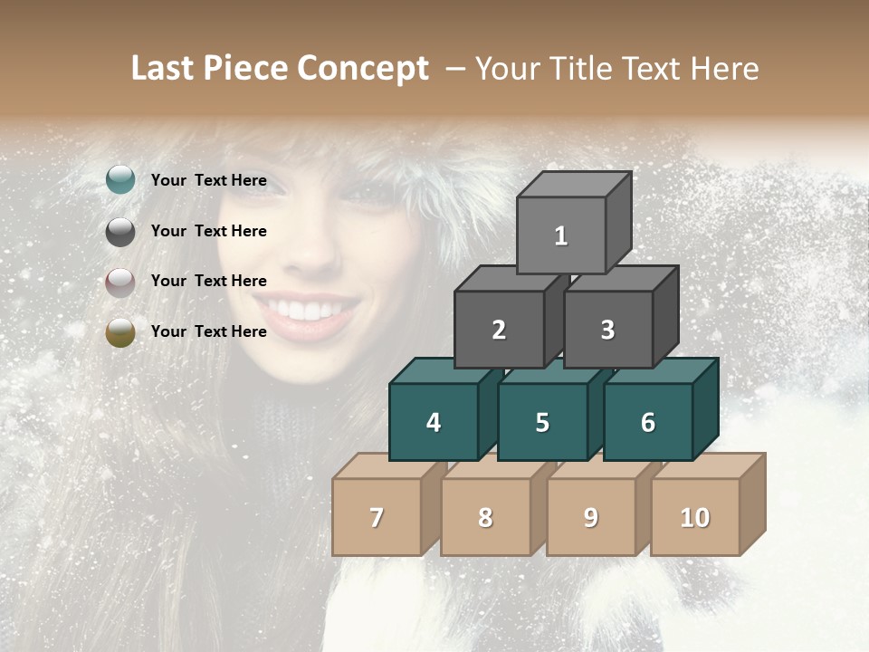 Portrait Sexy Purity PowerPoint Template