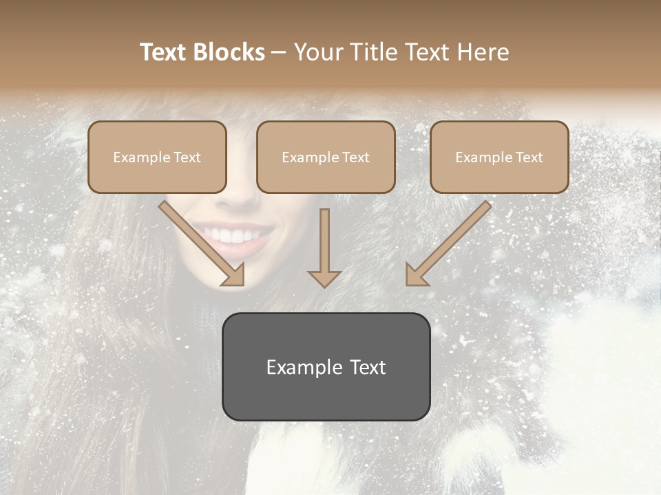Portrait Sexy Purity PowerPoint Template