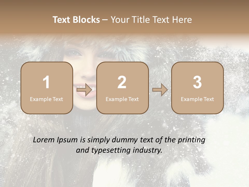 Portrait Sexy Purity PowerPoint Template