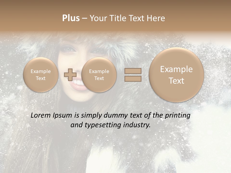 Portrait Sexy Purity PowerPoint Template