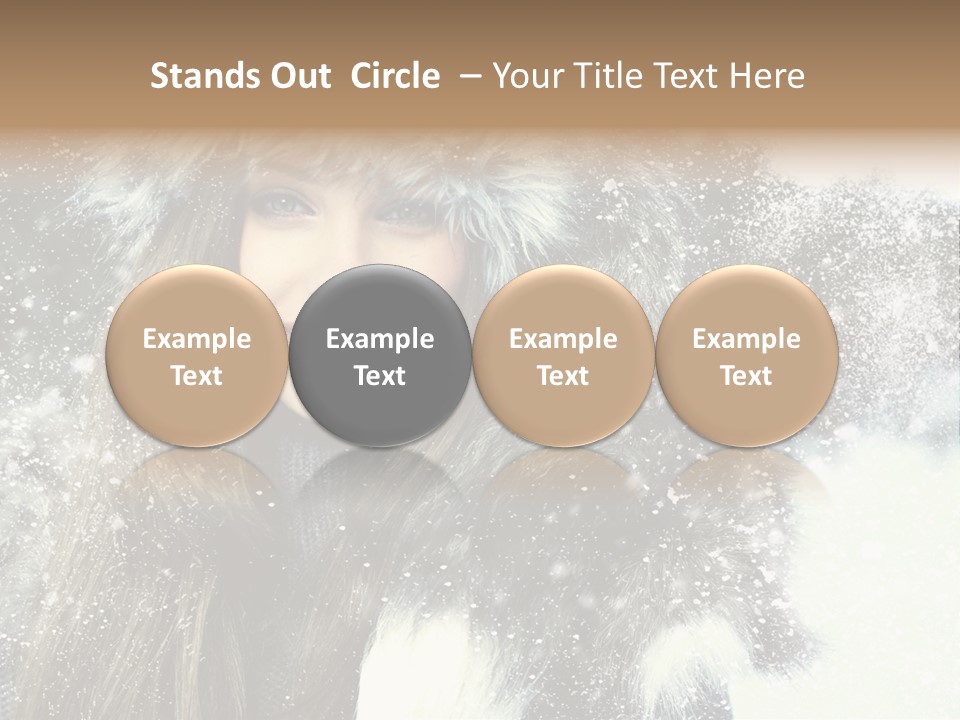 Portrait Sexy Purity PowerPoint Template