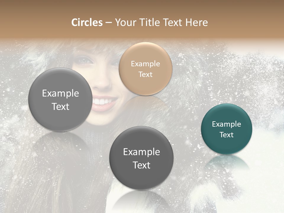 Portrait Sexy Purity PowerPoint Template