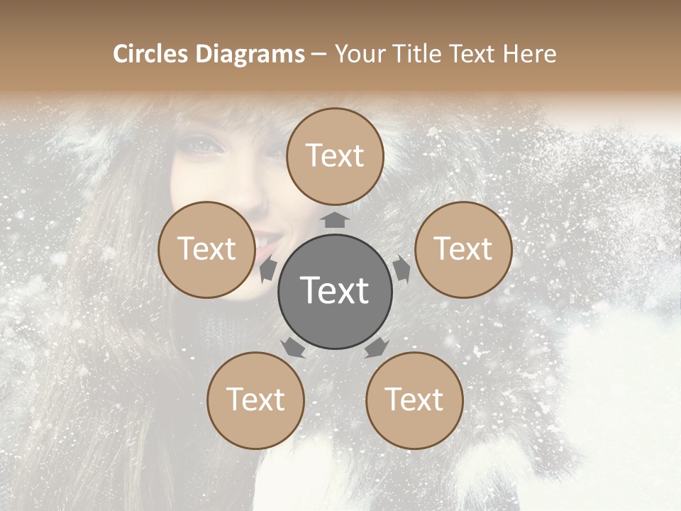 Portrait Sexy Purity PowerPoint Template