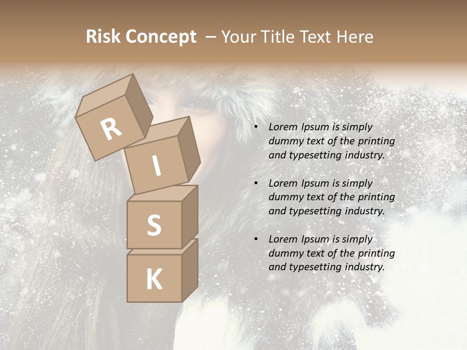 Portrait Sexy Purity PowerPoint Template