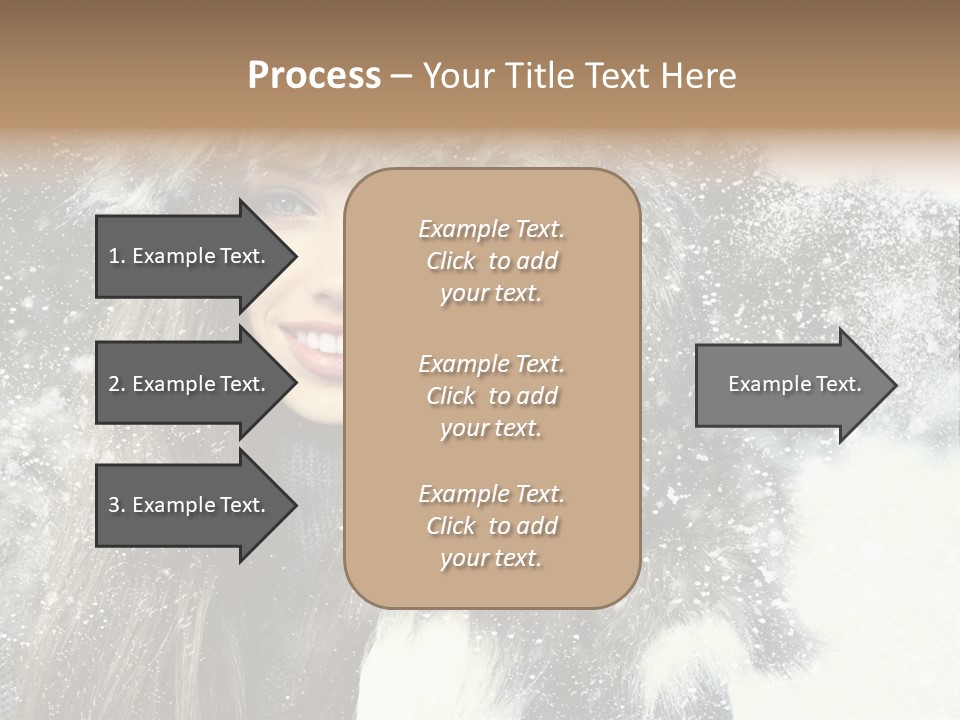 Portrait Sexy Purity PowerPoint Template