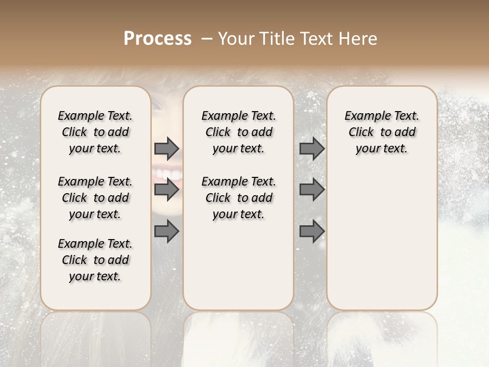 Portrait Sexy Purity PowerPoint Template