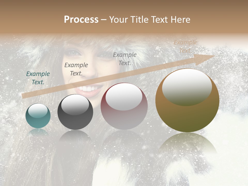 Portrait Sexy Purity PowerPoint Template