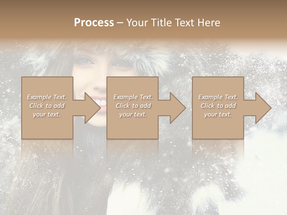 Portrait Sexy Purity PowerPoint Template