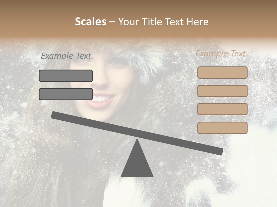 Portrait Sexy Purity PowerPoint Template