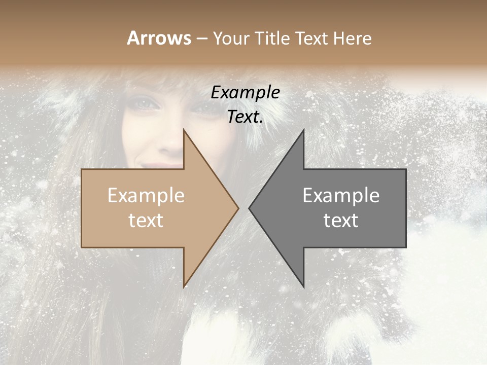 Portrait Sexy Purity PowerPoint Template