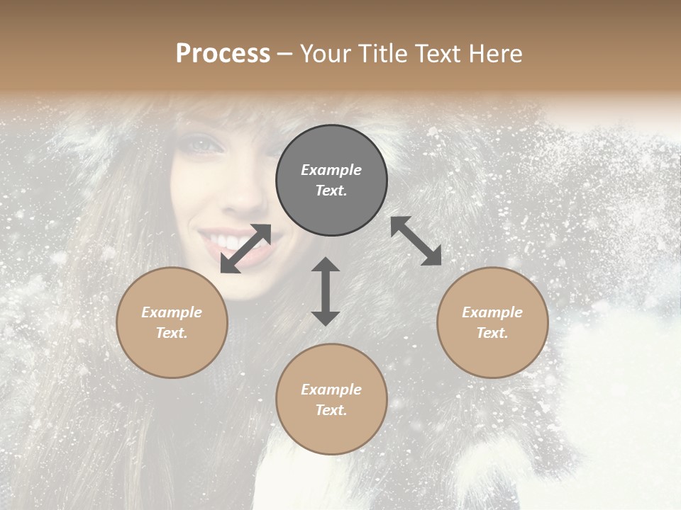 Portrait Sexy Purity PowerPoint Template