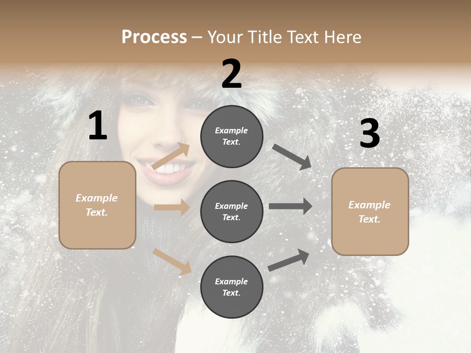 Portrait Sexy Purity PowerPoint Template