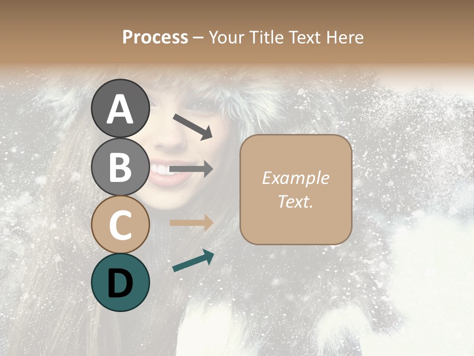 Portrait Sexy Purity PowerPoint Template