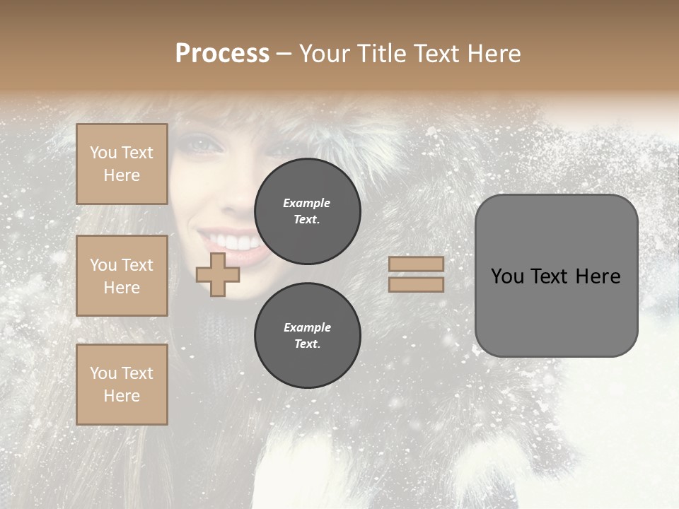 Portrait Sexy Purity PowerPoint Template