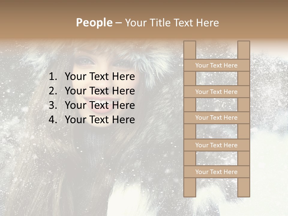 Portrait Sexy Purity PowerPoint Template