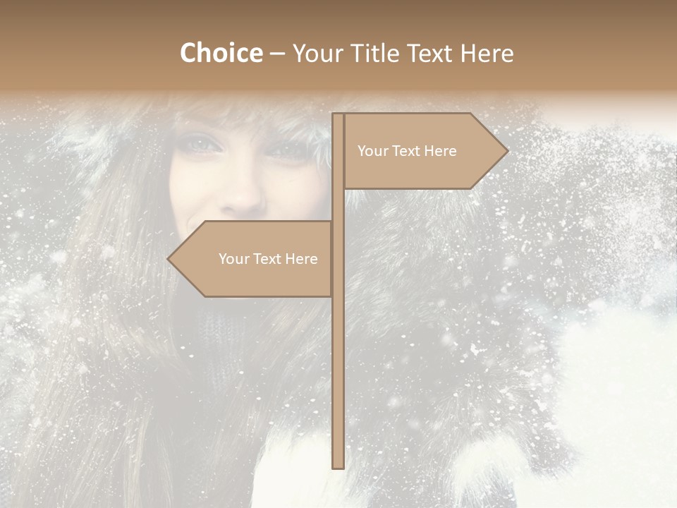 Portrait Sexy Purity PowerPoint Template