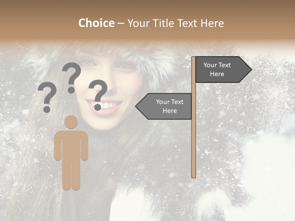 Portrait Sexy Purity PowerPoint Template