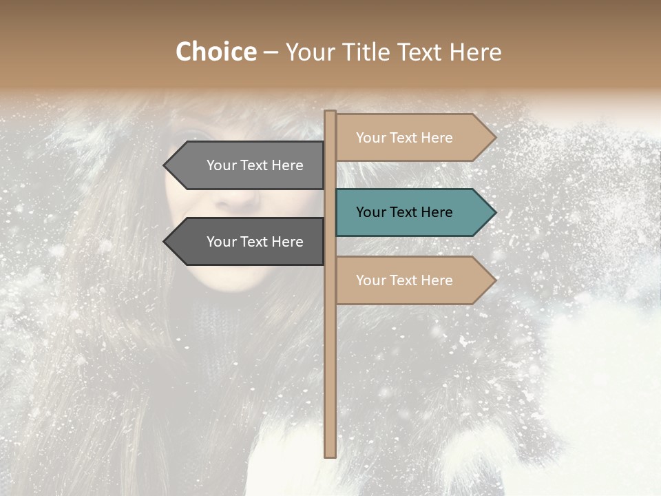 Portrait Sexy Purity PowerPoint Template