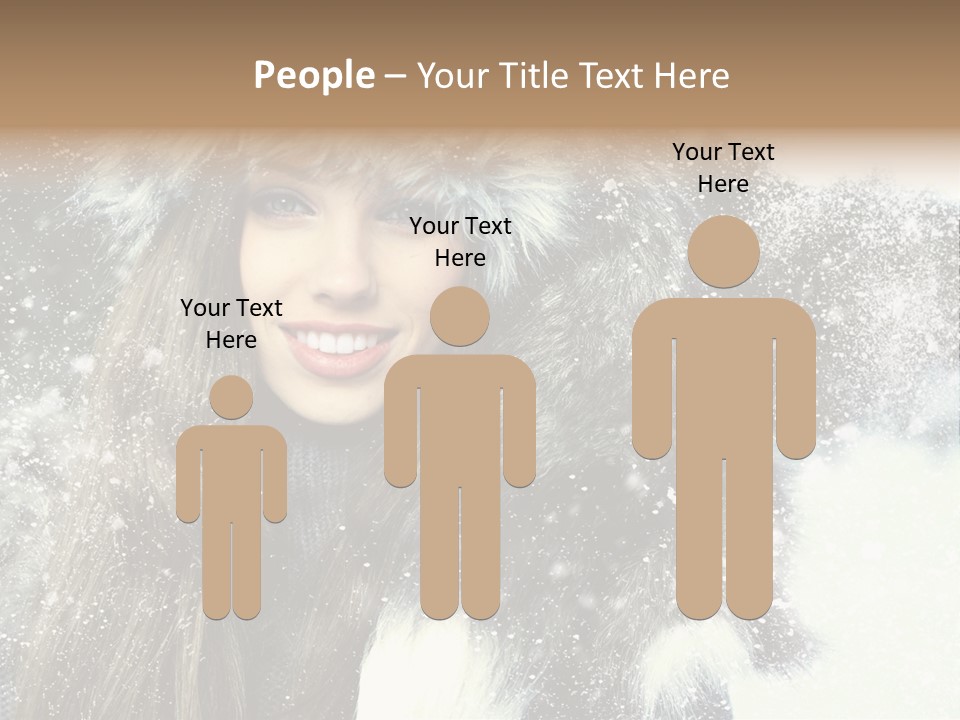 Portrait Sexy Purity PowerPoint Template