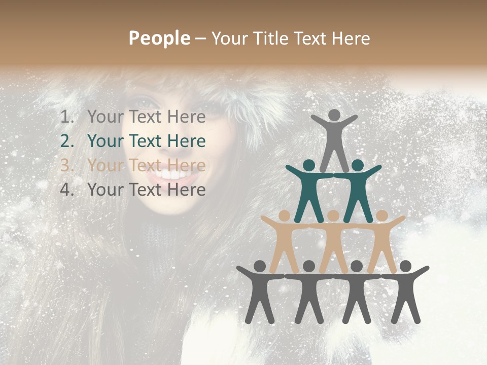 Portrait Sexy Purity PowerPoint Template