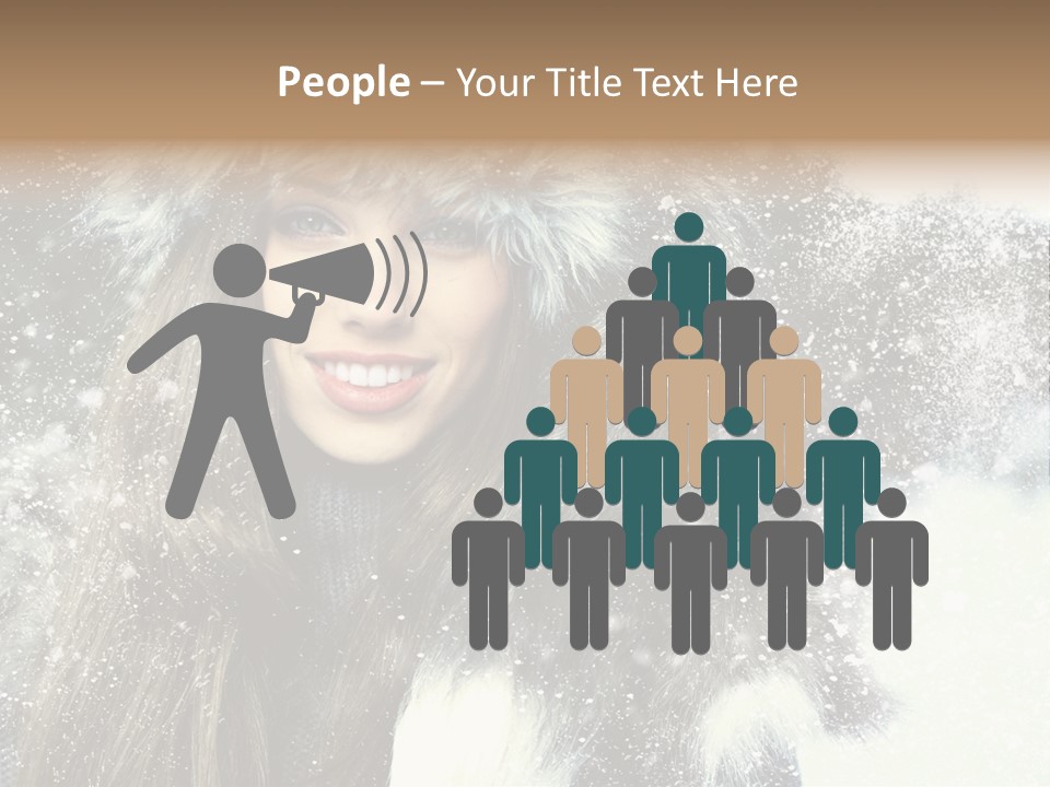 Portrait Sexy Purity PowerPoint Template