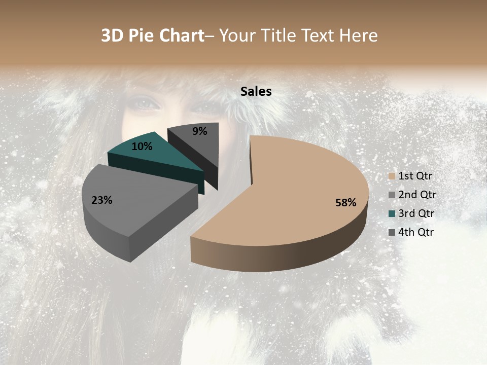 Portrait Sexy Purity PowerPoint Template