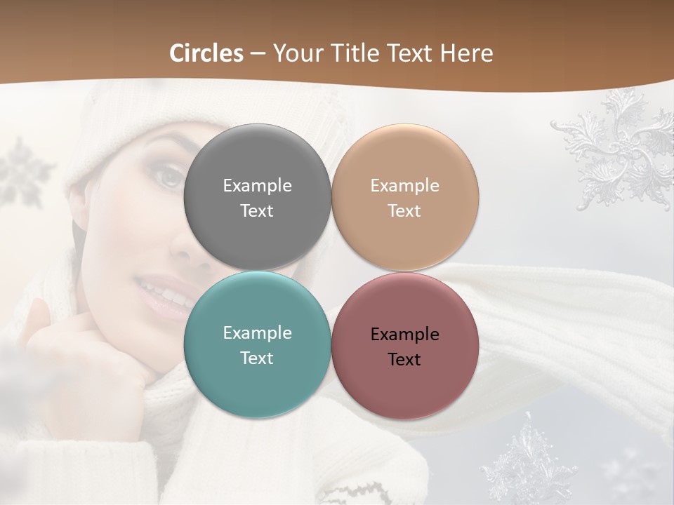 Closeup Cosmetics Fashion PowerPoint Template