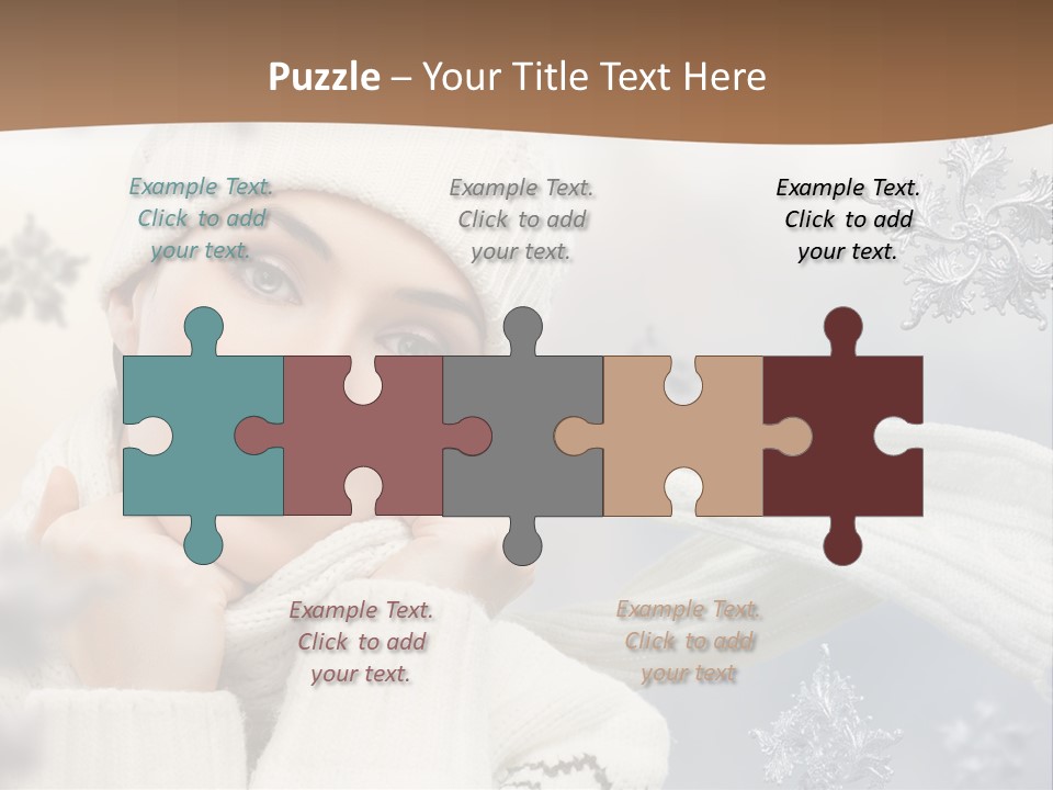 Closeup Cosmetics Fashion PowerPoint Template