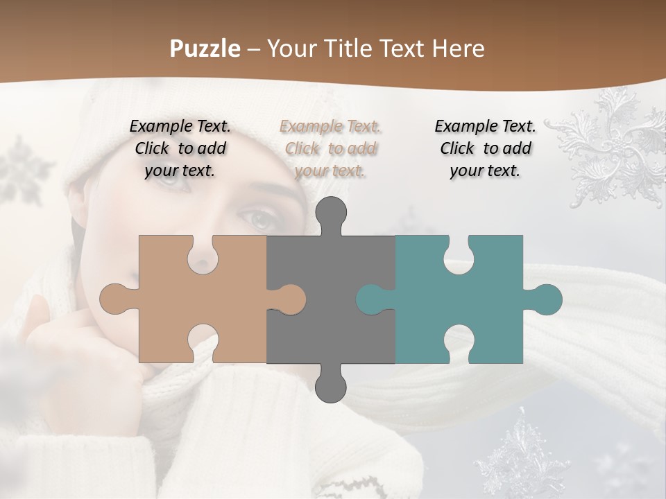 Closeup Cosmetics Fashion PowerPoint Template