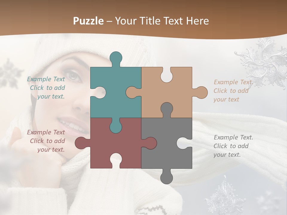 Closeup Cosmetics Fashion PowerPoint Template