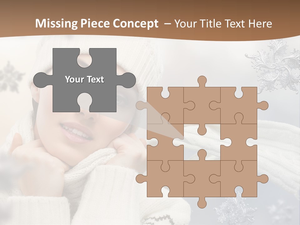 Closeup Cosmetics Fashion PowerPoint Template