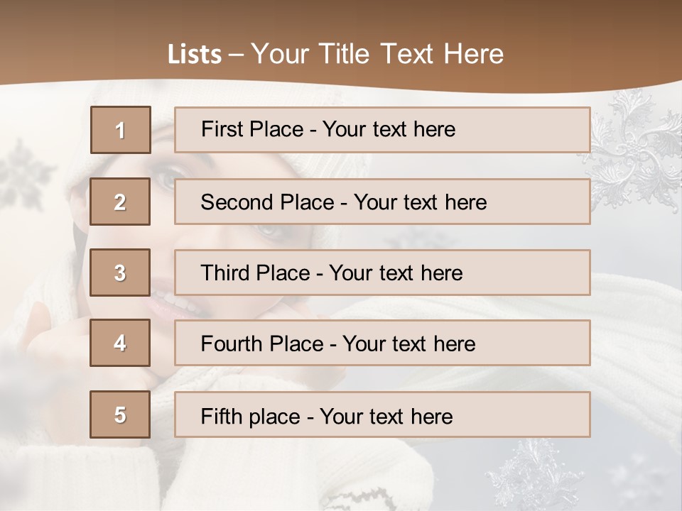 Closeup Cosmetics Fashion PowerPoint Template
