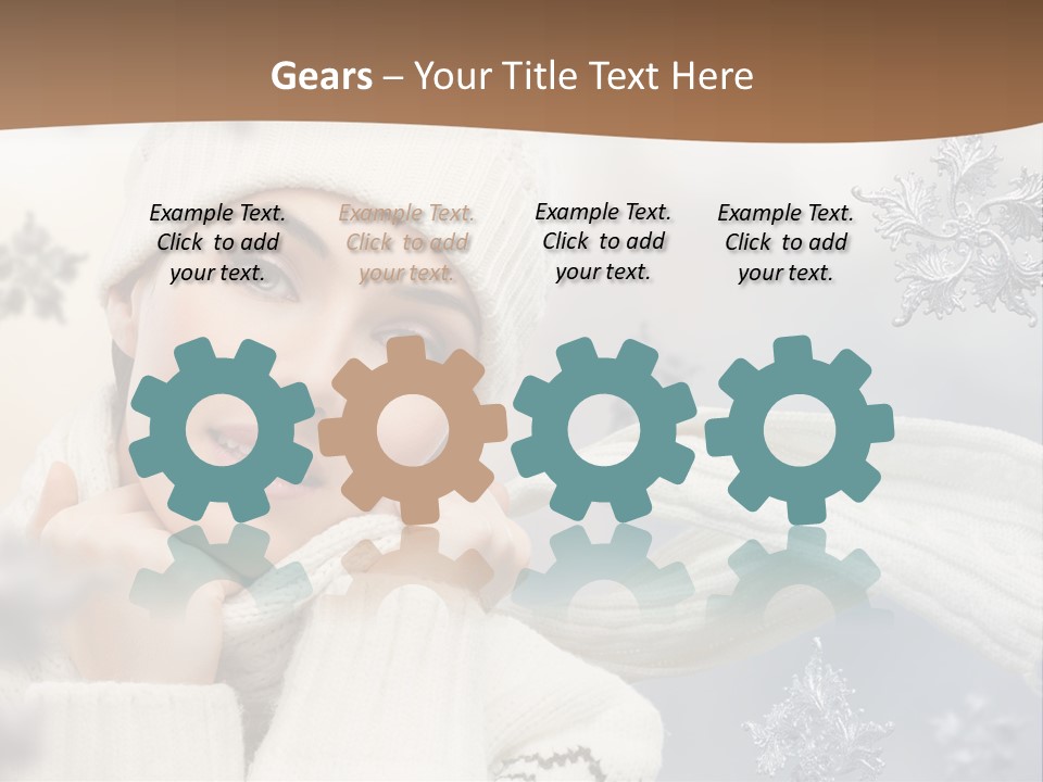 Closeup Cosmetics Fashion PowerPoint Template