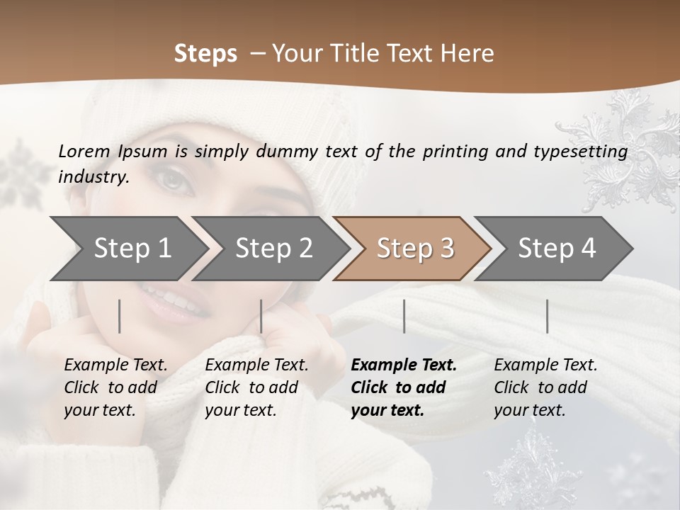 Closeup Cosmetics Fashion PowerPoint Template