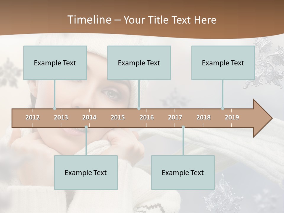 Closeup Cosmetics Fashion PowerPoint Template