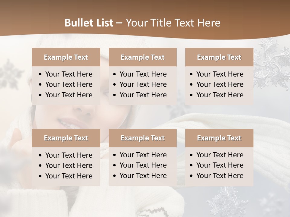 Closeup Cosmetics Fashion PowerPoint Template