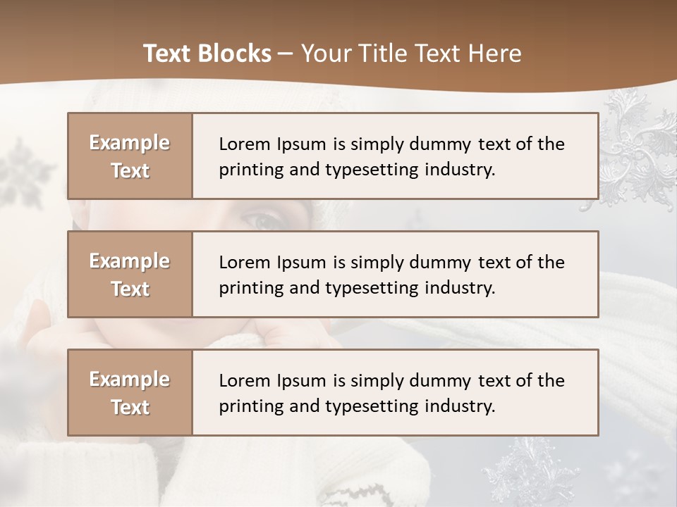 Closeup Cosmetics Fashion PowerPoint Template