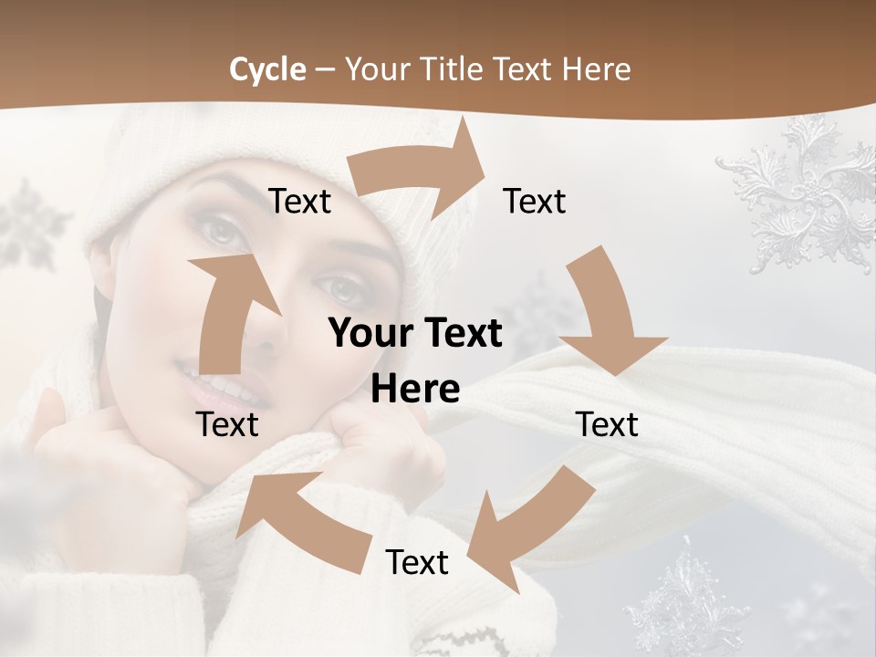 Closeup Cosmetics Fashion PowerPoint Template