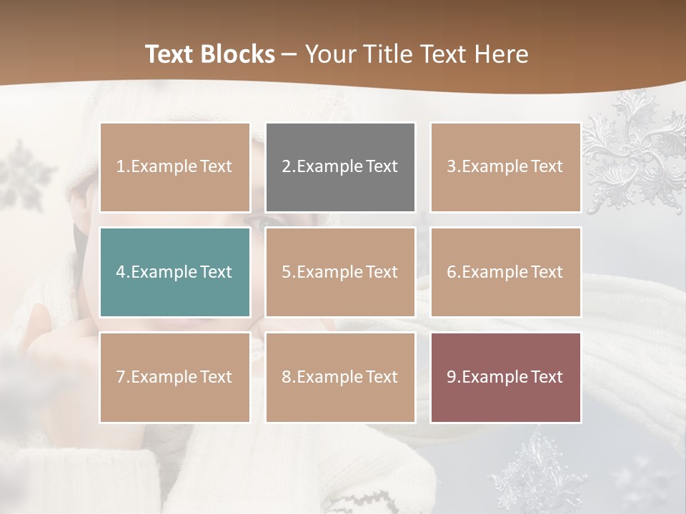 Closeup Cosmetics Fashion PowerPoint Template