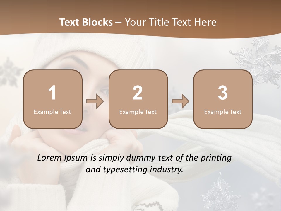 Closeup Cosmetics Fashion PowerPoint Template