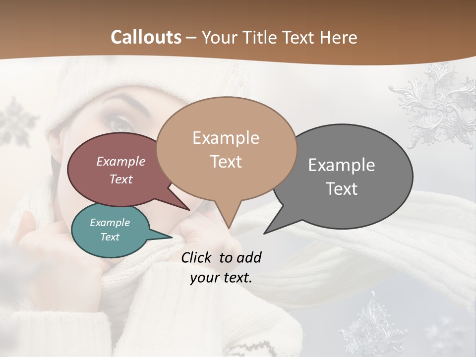 Closeup Cosmetics Fashion PowerPoint Template