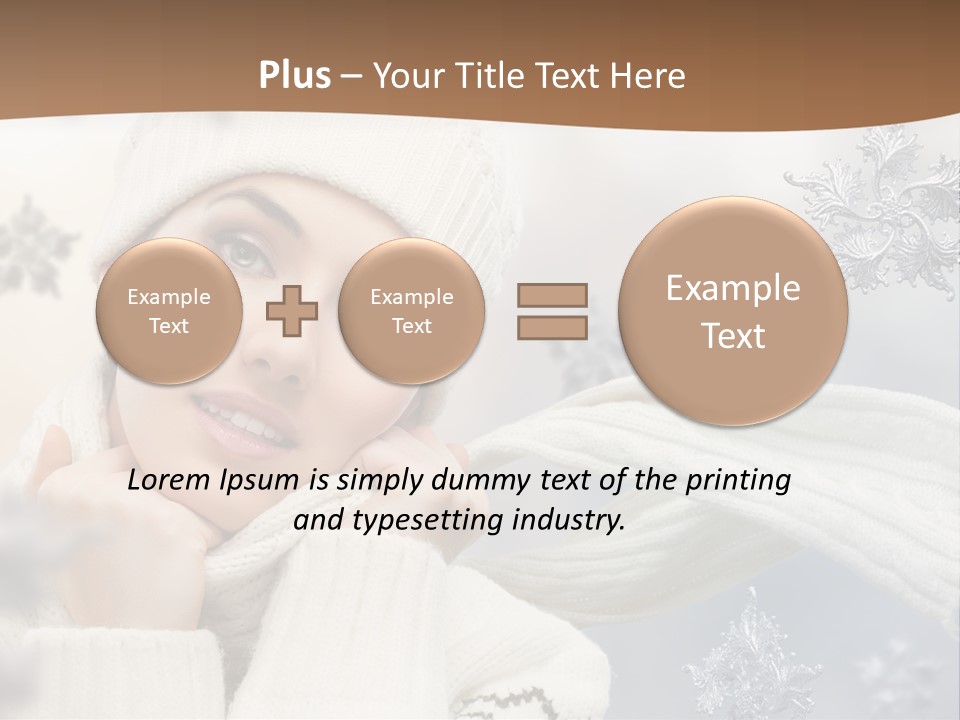 Closeup Cosmetics Fashion PowerPoint Template