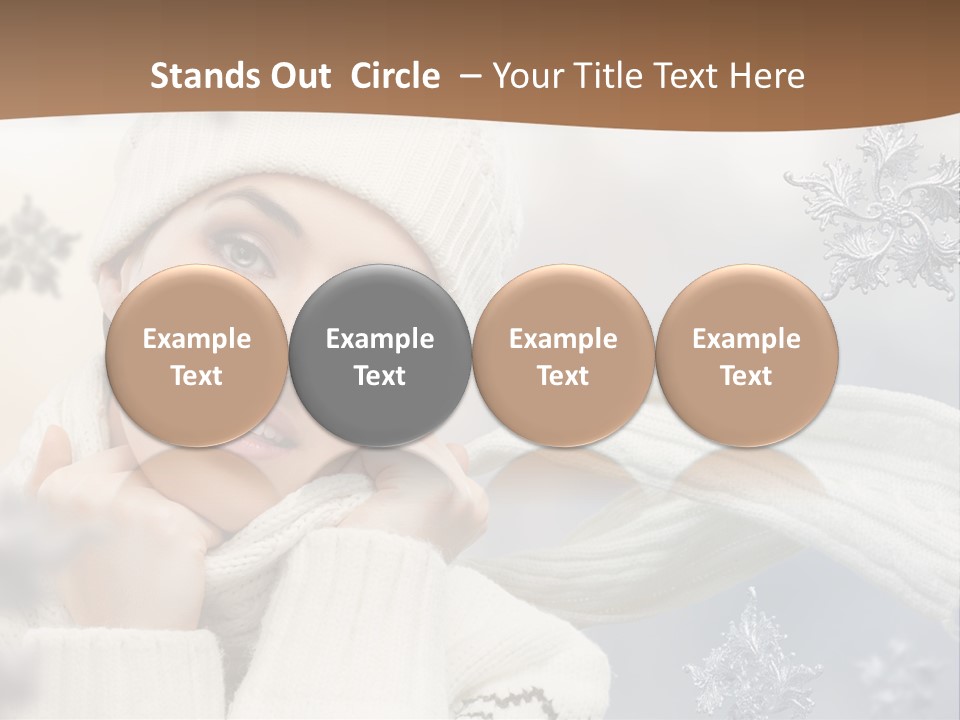Closeup Cosmetics Fashion PowerPoint Template