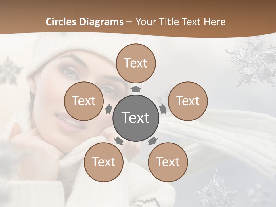 Closeup Cosmetics Fashion PowerPoint Template