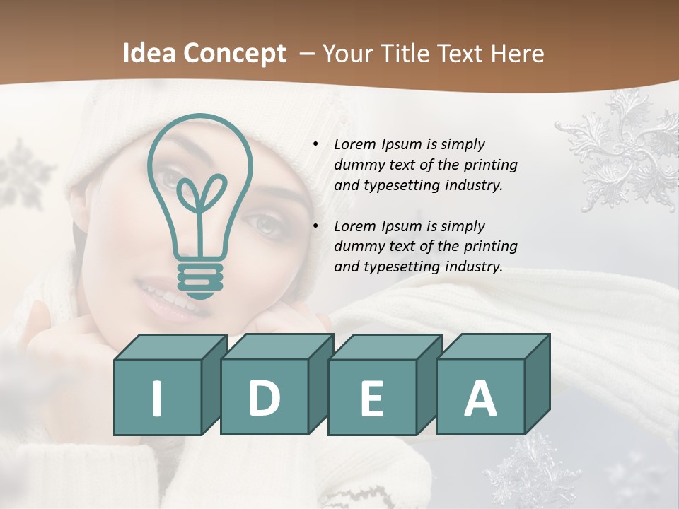 Closeup Cosmetics Fashion PowerPoint Template