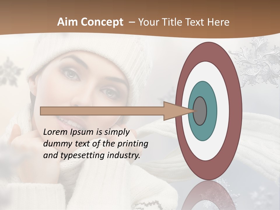 Closeup Cosmetics Fashion PowerPoint Template